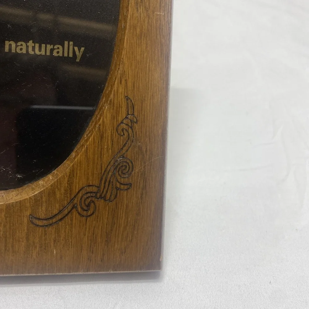 VINTAGE CARVED WOODEN DOUBLE PHOTO FRAME HINGED FITS 3.5 X 6